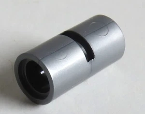 LEGO Technic - Pin Verbinder mit Schlitz 2L (4 Stück), matt silber # 62462 - Bild 1 von 1