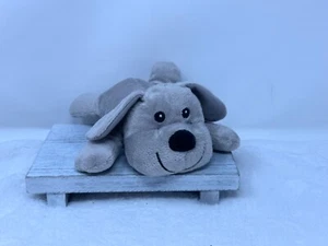 Melissa & Doug Gray DOG 8” Plush Stuffed Animal Toy - Picture 1 of 2