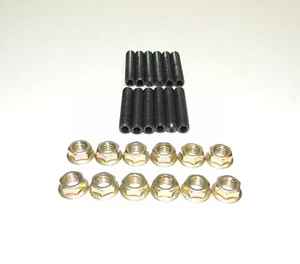 Oldsmobile 350 - 455 Black Oxide GR8 Exhaust Header Stud Kit 1 1/2" Long NEW - Picture 1 of 2