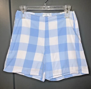 CPC Classic Prep Childrenswear Girls Blue Plaid Check Bermuda Shorts Sz 14 - Picture 1 of 5