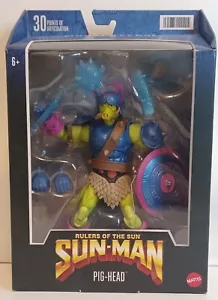 MASTERVERSE PIG HEAD SUN-MAN MASTERS OF THE UNIVERSE MOTU - Foto 1 di 6