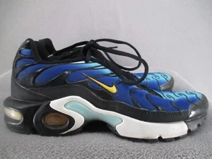 Nike Air Max Plus Zapatos Niños 7Y Azul Amarillo Hyper GS TN Niños Tenis Informales - Imagen 1 de 13