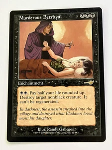 1x MTG - Murderous Betrayal - Nemesis - NM - Picture 1 of 2