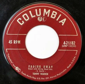 Tommy Warren, Fading Away - One Last Look At You, Columbia 21182 Rare Country - Bild 1 von 1