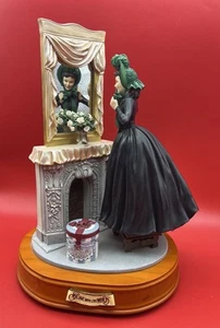 RARE Gone With The Wind Scarlett In Green Bonnet San Francisco Music Box Co. - Picture 1 of 10