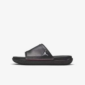 Nike Air Jordan Play Slide Black University Red Big Kids Size 6Y DN3596 060 - Picture 1 of 6