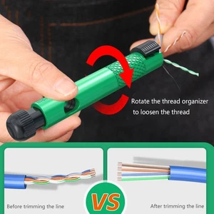 Network Cable Untwist Tool Engineer Straightener For Category 5/6/7 Crystal - Picture 1 of 12