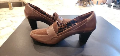 Коричневые мокасины Clark's Bendables размер 12 очень нежно любимые - Изображение 1 из 4