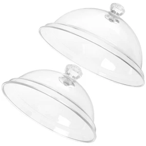 2 Pcs Cover Dome Cake Domes Cookie Display Food Covers for outside - Picture 1 of 12