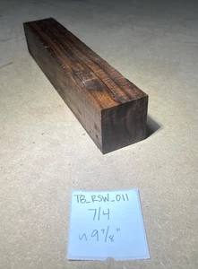 Black Walnut Turning Blank | 9.75" x 1.75" x 1.75" | Kiln Dried | TB_RSW_011 - Picture 1 of 3