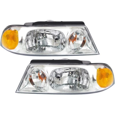 Par de luces de cabeza para Lincoln Navigator 1998-2002 lado conductor y pasajero Foto 1 de 4