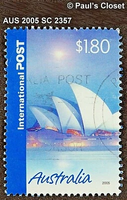 AUSTRALIA 2005 SC 2357 ~ $1.80 SYDNEY OPERA HOUSE USED NO GUM VERY FINE - Image 1 of 2
