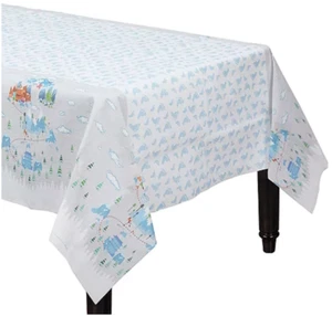 Cubierta de mesa de papel de pie pequeño para niños suministros de fiesta de cumpleaños decoración de tela de mesa - Imagen 1 de 3