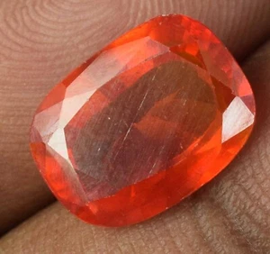 Oval 10,55 Karat natürlicher nigerianischer Spessartin Granat Edelstein zertifiziert B86843 - Bild 1 von 8