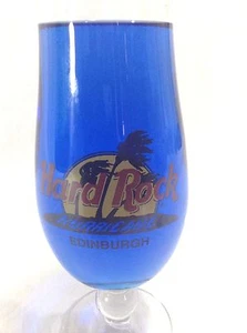 Edinburgh Hard Rock Cafe Tall Hurricane Glass - Picture 1 of 2