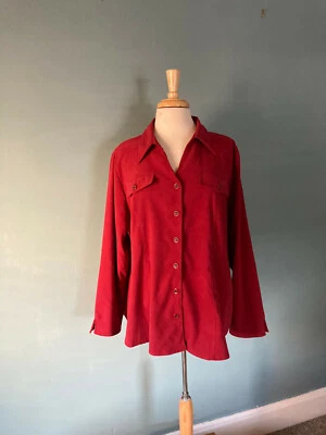 Top/blusa LA Blues rojo talla 22/24W Foto 1 de 4