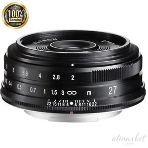 Voigtlander Standard Lens ULTRON 27mm F2 Black for FUJIFILM X-Mount JAPAN