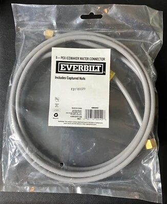 Conector de agua para máquina de hielo EVERBILT 8' Pex parte 69004HD Foto 1 de 4