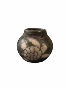 Vintage Matti Maui 2005 Pottery Vessel Sea Turtle Small - Picture 1 of 6
