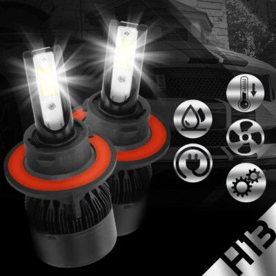 H13 9008 1400W 210000LM CREE LED Headlight Bulbs Conversion Kit Hi/Lo Beam 6000K - Image 1 of 4