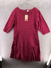 Cotton Traders Womens UK 16 Wild Berry Fit Flare Lace Dress Knee Length EU44 NWT