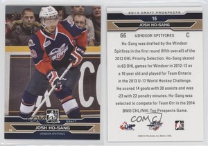 2014 ITG Draft Prospects Bronze /25 Josh Ho-Sang #16