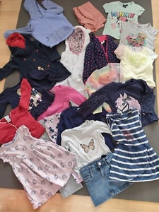 Kinder Bekleidungspaket Gr. 98/104 Shirt Weste Rock Sweatjacke Basicshirt Set - Bild 1 von 5