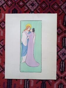Gabriel Ibels (1867-1936), L'aveu de la faute (1893) Lithographie couleurs,