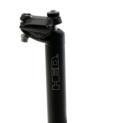 HED Trident Road Alloy Seatpost 27.2mm 18mm Offset 350mm Seat Post Black NEW - Image 1 of 4