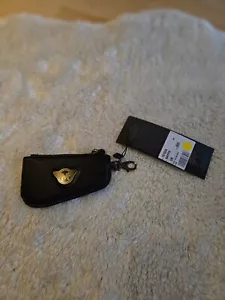 Matchless Ex Belstaff Black Leather Pocket Key M Logo - Bild 1 von 6