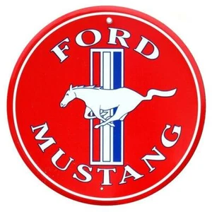 FORD Mustang Blechschild 30,5cm US Car Pony Shelby Fastback Boss 5.0 302 Garage - Bild 1 von 1