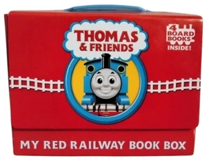 NEW Thomas and Friends: My Red Railway Book Box 4 Board Books by W. Awdry 2008 - Picture 1 of 7