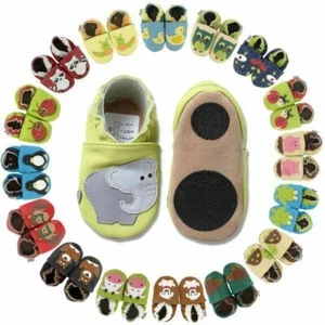Hobea Baby Leder Lauflernsche Lederpuschen Motiv Babyschuhe Hausschuhe - Bild 1 von 16