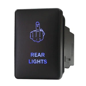 LUCES TRASERAS 9B72B Interruptor pulsador 12V OEM repuesto para Toyota Tacoma LED AZUL - Imagen 1 de 1