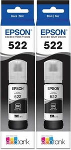 EPSON GENUINE Ink Ecotank 522 Black ET-2720 ET-4700 T522120-S/CP exp 2030