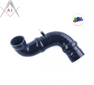 Black Silicone Intake Hose Air Cleaner Filter Hose Fit For SAAB 9-3 93 2003-2008 - Picture 1 of 3