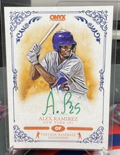 2022 Onyx Vintage Extended Alex Ramirez Green Ink Prospect Auto /50 Mets