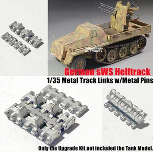 1/35 German sWS Helftrack Lead-tin Alloy Track Links w/Steel Pins for BRONCO - Picture 1 of 7