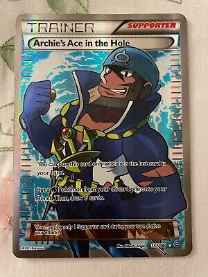 Archie's Ace in the Hole FULL ART 157/160 - Primal Clash - Pokemon Card NM