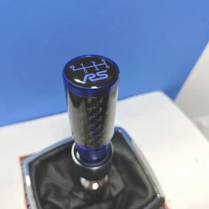 BLUE CARBON RS 6SP SPORT STICK SHIFT GEAR KNOB for FOCUS MK3 MK4 FIESTA ST 2.3T - Picture 1 of 8