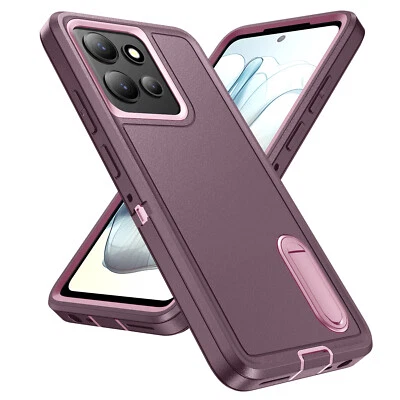 Funda híbrida resistente con soporte para Motorola Moto G 5G / G Power 2025 a prueba de golpes Foto 1 de 4