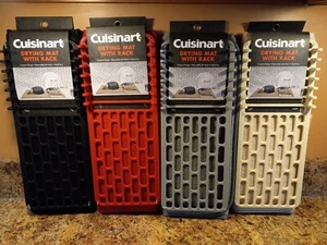 Cuisinart Drying Mat w/Removable Dish Rack Compact 16"x18" Black Gray Cream - Picture 1 of 42