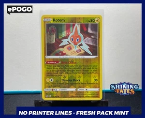 Tarjeta Pokémon HOLO INVERSA ROTOM 034/072 - JCC Pokémon Destinos Brillantes - COMO NUEVA - Imagen 1 de 2