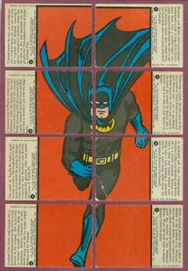 1966 OPC O-PEE-CHEE RED BAT BATMAN PUZZLE BACK 1A-44A SEE LIST - Picture 1 of 92
