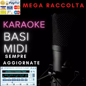 UNICA-RACCOLTA COMPLETA 100 MILA BASI MUSICALI KARAOKE MIDI + SANREMO (ONLINE) - Imagen 1 de 1