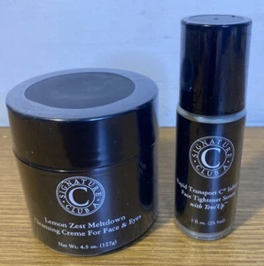 Signature Club A Lemon Zest Cleansing Crème & Rapid Transport Tightener Serum - Picture 1 of 3