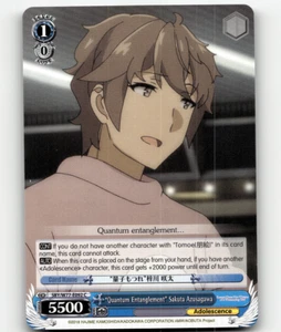 WS "Quantum Entanglement" Sakuta Azusag Rascal Does Not Dream of a Dreaming Girl - Picture 1 of 1