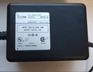 ICOM KS 117A 12 VOLT TRANSFORMER DC DIRECT CURRENT - Picture 1 of 5