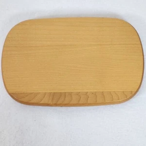 Longaberger 2001 Einweihungskorb gebeizt Woodcrafts kleiner ovaler Deckel nur EUC - Bild 1 von 8