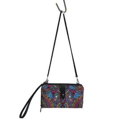 Bolso de Hombro Sakroots Colorido Mandala Cartera sin asas Muñequera Foto 1 de 4